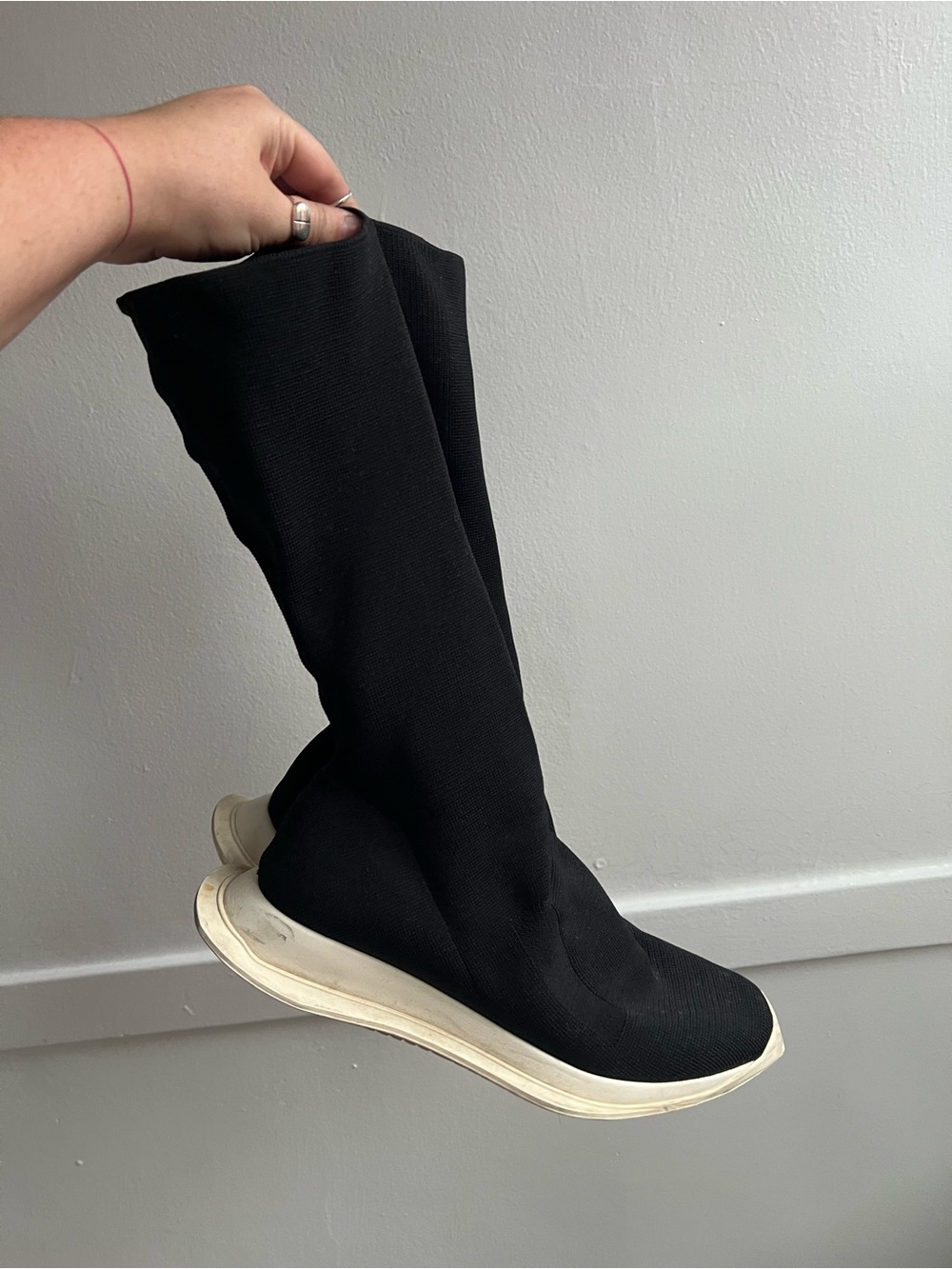 Rick Owens Sock Knit Runner